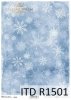 białe śnieżynki na niebieskim tle*white snowflakes on a blue background